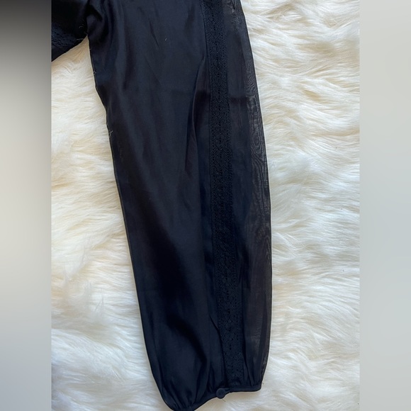 🆕Rebecca 🖤Taylor Black Long Sleeve
Cotton Organza Mini Dress Casual
Size XS - Picture 12 of 13